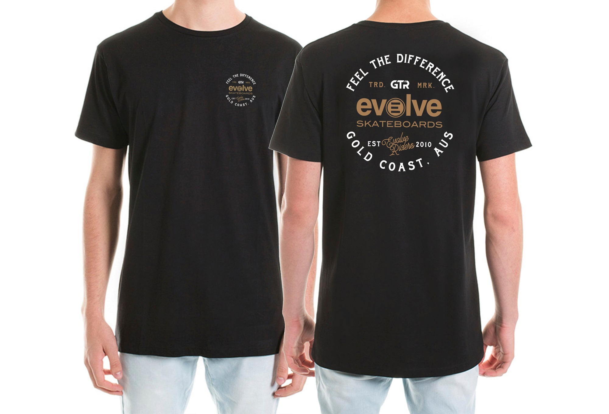 Camiseta Feel the difference - Evolve Skateboards