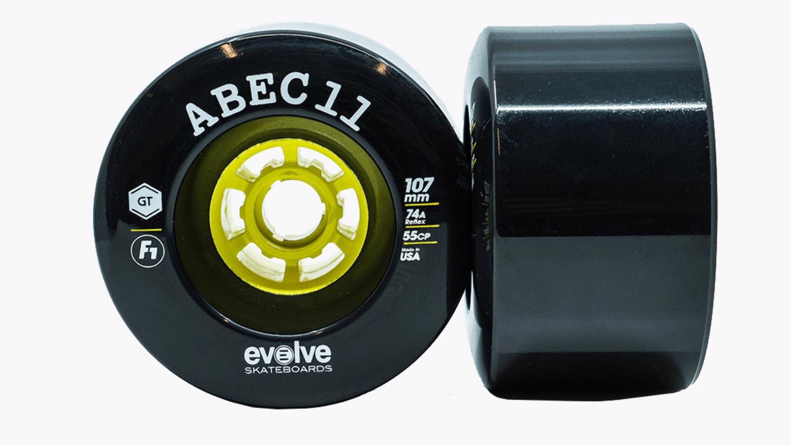 ABEC 11 F1 Wheels 107mm - Evolve Skateboards